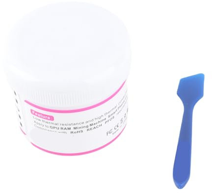 Wärmepaste Effiziente Wärmeübertragung, Zuverlässige Isolationsleistung, Breite Anwendung mit Großartiger Eigenschaft für Bequeme Verwendung, Computerthermiepaste Wärmekühlthermie -Paste -CPU (100g)