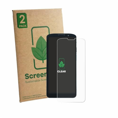 ScreenLeaf 2 Stück Schutzfolie für Unitech EA630 [nachhaltiger Displayschutz, Folie, transparent, kratzfest]