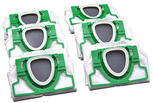 FSProdukte 12 Microvlies Staubsaugerbeutel, 5 lagig, Allergiker geeignet, Premuim Qualität passend für Vorwerk Kobold VK200 VK 200 FP200 FP 200 und RB7 RB 7 Servicestation