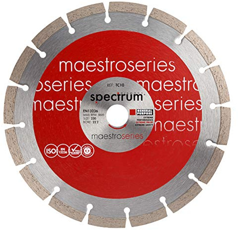 Spectrum Maestro 10mm General Purpose Diamond Blade - 230/22.23mm