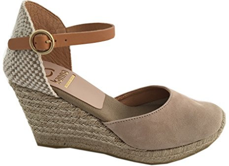 Kanna KV4500 Keilabsatz Sandale Beige