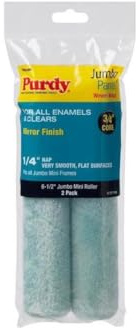 Purdy 140626040 6.5 x 0.25 in. Parrot Jumbo Mini Roller Cover - 2 Pack2