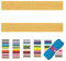 Sandras-Bastelladen Schrägband/Einfassband Baumwolle Uni gefalzt 3m x 20mm 640-Ocker Hell