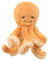 Boosns Octopus Plüschtier Cartoon-Oktopus-Plüsch-Puppe Krakenpuppe Geben Sie Kindern Geburtstagsferien (Gelb, 40cm)