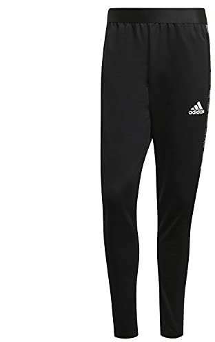 adidas Herren Condivo21 Pant Slim Primeblue Trainingshose, Schwarz Weiß, L EU