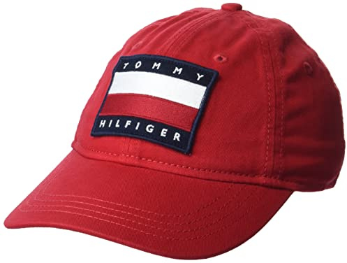 Tommy Hilfiger Herren Am Tony Cap Baseballkappe, Apple Red, Einheitsgröße