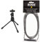RØDE Tripod Mini Tabletop collapsible Mini Tripod Stand & VC1 Stereo 3.5mm Extension Cable, Headphone