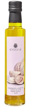 La Chinata Condimento de Aceite de Oliva Virgen Extra con Ajo Natural – Sabor Intenso y Saludable – Ideal para Pastas, Carnes. Pescados y Ensaladas – 250 ml