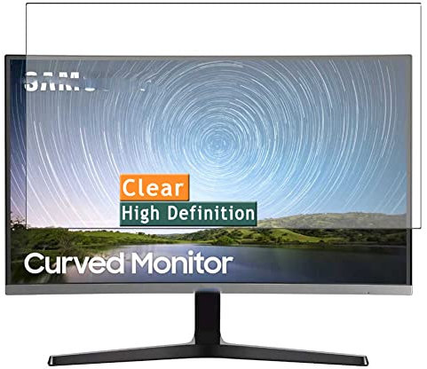 Vaxson 3-Pack TPU Pellicola Protettiva, compatibile con Samsung CR50 C27R500/c27r500fhu/c27r500fhi/c27r500fhc/LC27R500FHNXZA 27 Monitor, Screen Protector Film [Non Vetro Temperato] Nuovo