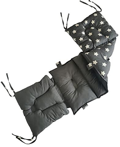 Schadstofffrei verifizierte Bollerwagenmatte - passend für Rabimobo Sun und Zertifiziert nach Öko-Tex Standard 100 (Babystandard) (Sitzkissen, Einlage, Matte für Bollerwagen)