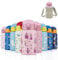 Autsel 400ml Botella Agua Niños Acero Inoxidable con Pajita Reutilizable Botella Termica Infantil Sin BPA para la Escuela