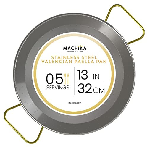 Paella-Pfanne, Edelstahl, Valenciana, 32 cm, 5 Portionen
