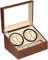 LINGFANSTORE Automatische Uhrenbeweger Box,luxuriöser Uhrenbeweger,Uhrengehäuse mit leisem Mabuchi Motor,PU-Leder Uhrengehäuse mit Netzteil,Lagerung Schmuckschatulle (Braun-103C)