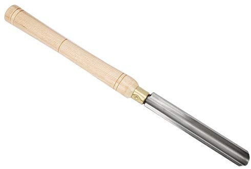 Scalpello per Tornio per la Lavorazione del Legno, Scalpello per Tornio in Acciaio ad Alta Velocità da 25mm, Sgorbia per Sgrossatura, Utensili Manuali per Tornitura del Legno per Tornitura del Legno