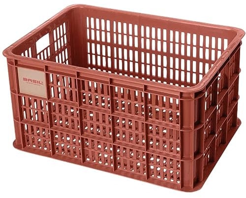 Basil B.V. Unisex – Erwachsene Crate Fahrradkaste, Red, 49.8x39x26.5cm
