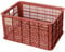 Basil B.V. Unisex – Erwachsene Crate Fahrradkaste, Red, 49.8x39x26.5cm