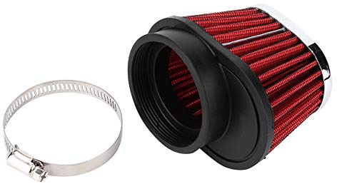 Tyenaza Filtro Aria Moto, Accessorio Filtro Aria Motore a Fungo per Moto, Filtro Aria Universale per Moto a Fungo Filtro Aria di Ricambio per Moto in ABS Non Tessuto (60mm)
