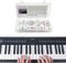 Piano Notes Guide für Anfänger, 88-Key Full Size, abnehmbare Piano Keyboard Note Labels zum Lernen, aus Silikon, keine Notwendigkeit Aufkleber, wiederverwendbar und kommt mit Box (Regenbogenfarben)