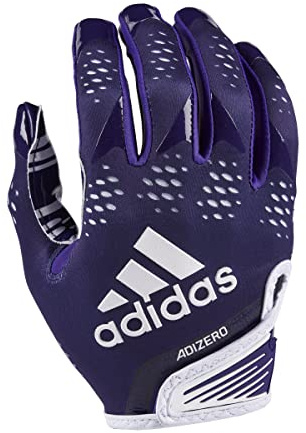 adidas Adizero 12 Erwachsene Fußball Receiver Handschuhe, Violett/Weiß, 4XL