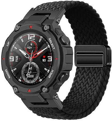 AireWiki Stoff Armband Kompatibel mit Amazfit T-Rex/T-Rex Pro Armband Nylon Für Herren Damen Sport Ersatzband mit Uhrenarmband Für Amazfit T-Rex/T-Rex Pro (14)