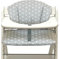 Blausberg Baby - Sitzkissen Set für Hauck Alpha, Beta Polster Zubehör für Hochstuhl - 2-teilige Sitzauflage 100% Baumwolle, Oeko-TEX Standard 100 - Made in Germany (Happy Star Grau)