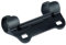 Lightweight Bike Pump Holder with Portable Inflator Retaining Clips (C)
