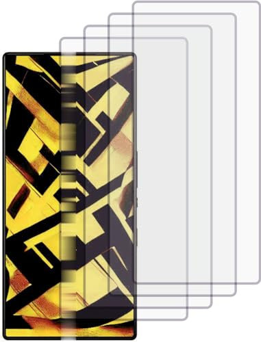 4ProTec | 4x Displayschutzfolie KLAR für Nubia Red Magic 9 Pro+ Bumblebee