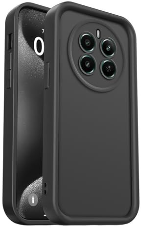 PanXCase Funda Silicona para Realme 12 Plus 5G / Realme 12+ 5G | Carcasa Suave Ligera, Protección Cámara, Capa Antigolpes y Antiarañazos, Diseño de Dorso Cóncavo Ergonómico, Black