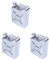 Torsten 3X Mini Edelstahl 5 Unzen Flachmann Schnaps Whisky Alkohol Brenngas Benzinkanister