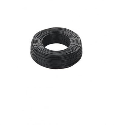 Cavo elettrico FS17 SEZIONE 6 MMQ ROTOLO 20MT - GIALLO VERDE - NERO -BLU-MARRONE-GRIGIO (NERO)