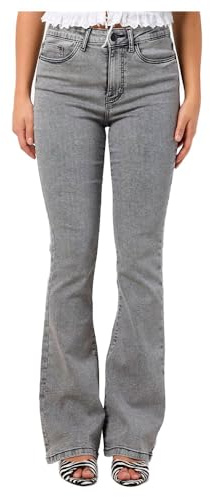 Noisy may NMSALLIE HW Skinny Jean VI545LG FWD NOOS Frauen Jeans grau W28L34