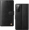 AIMOYU for Samsung Galaxy S20 FE Case, Flip Wallet Leather Phone Case with [4 Card Slots] [Kickstand] [RFID Blocking] Magnetic Protective Shockproof Cover for Samsung S20 FE Phone Case - Black