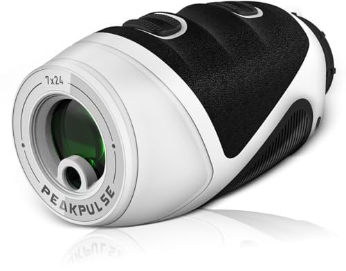 PEAKPULSE Golf Range Finder,1200 Yards Golf Rangefinders with Slope,Laser Range Finder W/Rechargeable and Height Measurement,7X Magnification,Flag Pole Locking Vibration,Mini Rangefinder for Golfers