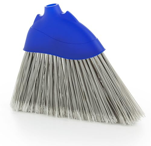 MAYA Escoba Corner Maxi. Especial para Moquetas y Exteriores. Fibras Duras para Limpieza Eficiente.