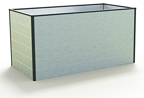 GFP Hochbeet Kräuter-Gemüse-Beet Aluminium Christina - 150x77x77cm - Aluminium eloxiert
