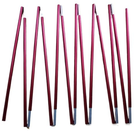MKLHAVB 1 stück 11mm Camping Zeltstangen Ersatz 480 cm 520 cm 718 cm Aluminium Zeltstange Zeltstange Campingausrüstung Zelte Wanderzubehör(12 Sections 4.8M A)