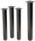 ML-Design Lot de 4 Pieds de Table I-Design 90 cm, Gris Foncé, Aspect Industriel, en Acier Laqué, Carré, Profil 8x8 cm, Pieds de Meuble Réglables en Hauteur 1-4 cm, Pieds de Support pour Tables Basses