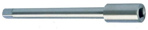 Rallonge mâle à visser DIN 377, en acier, dimensions précises, idéal pour créer des filetages en métal, bois et plastique.