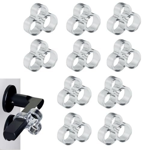 10 Stück Türklinkenpuffer, Transparente Türgriff Schutz, Türgriff Schutz zum Schutz Von Wänden Und Möbeln, Türstopper Klinke für Badezimmer, Büro