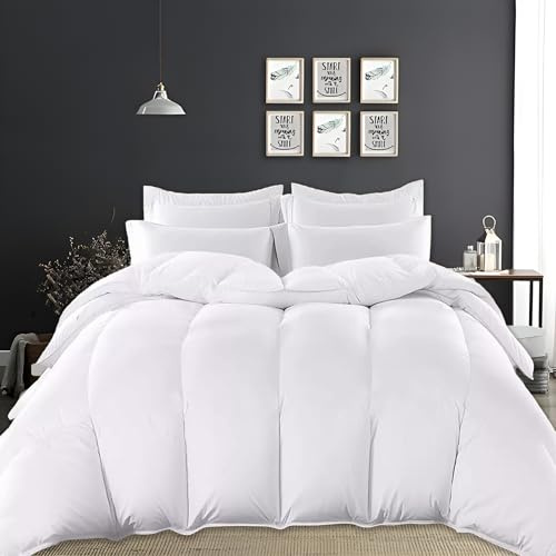 MH Home Super King Duvet 7.5 Tog - All Year Round Microfiber Soft Breathable - Made in the UK, Ideal for Summer & Winter, Machine Washable Bedding