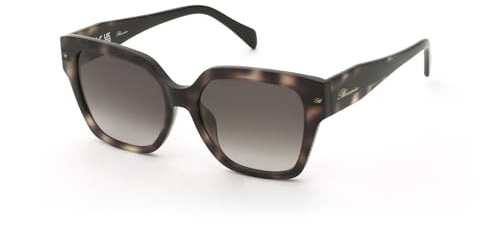 Blumarine Women's Sunglasses SBM905 07UX Havana Brown/Beige Glossy 54/16/140