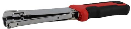 Yinhing Handheld Hammer Tacker Stapler for Door Type Extra Efficient Manual Hammer Stapler for Furniture Production Carpentry Decoration and Fixed Wiring Ergonomic Design with TPR Handle