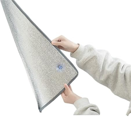 Rollo de Aislante en Hoja Película de aluminio doble cara for ventana vidrio, parasol con aislamiento térmico, for el hogar, coche, fácil instalación(50cmx50cm)