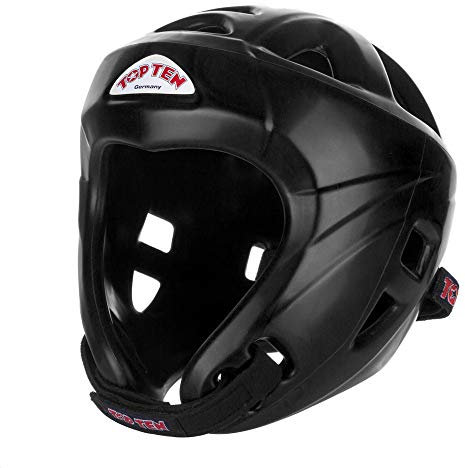 Playwell Top Ten Bayfill Avantgarde Wettbewerb Kopfschutz - Schwarz - Medium