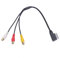 AMI MMI RCA 3RCA DVD Video Audio Eingang AUX Kabel kompatibel mit Audi A3 A4 A6 A7 A8 Q5 Q7 R8