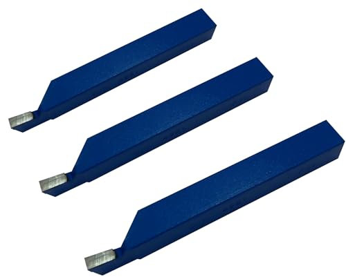 CNC QUALITÄT SET Drehstahl - 3 Stück Abstechstahl - Drehmeißel 8x8 mm
