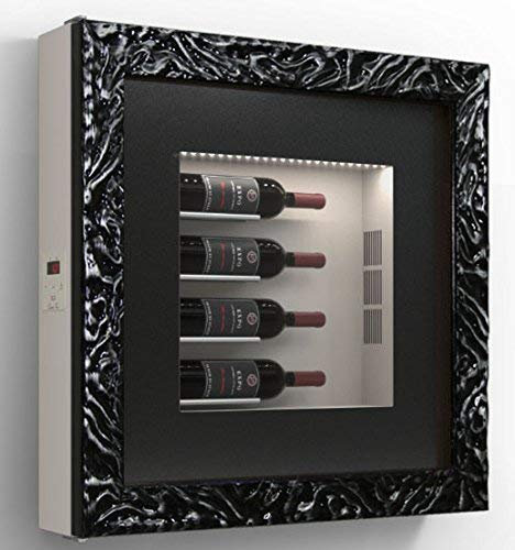 Cave à vin mural pour quatre bouteilles horizontalement pour bouteilles H.400 D.90 mm - poids 30 kg. (SF00)