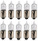 10x Kummert Business Glühlampe BAX9s H6W 6W 12V (10 Stück)