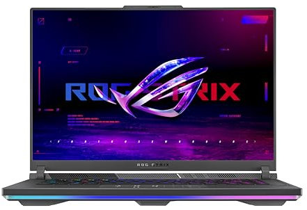 ASUS ROG STRIX-G16-G614JI-N3082W PC Portable Gamer 16 FHD+ 165Hz Intel Core i7-13650HX RTX 4070 8 GB TGP 140W 32Go RAM DDR5 1TO SSD MVMe M.2 PCIe4, Windows 11Home Clavier AZERTY Rétroéclaire RGB