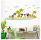 Little Deco Wandaufkleber Piraten Insel & Schatz I Wandbild L - 110 x 46 cm (BxH) I Wandtattoo Kinderzimmer Junge Aufkleber Babyzimmer Deko Baby Sticker DL331